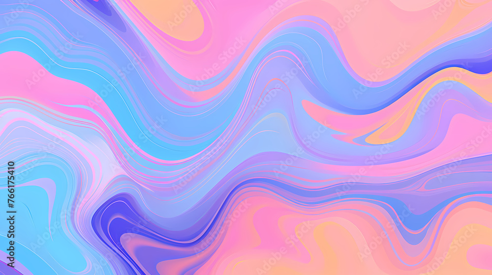 Watercolor background with various waves and wave shapes Watercolor background with various waves and wave shapes
