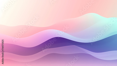 Gradient colorful abstract wallpaper with multicolored wavy surface