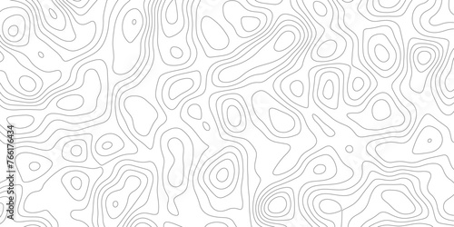 White geography scheme map background.topographic contours curved lines,land vector.clean modern map of terrain path soft lines topography vector.topography. 