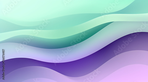 Gradient colorful abstract wallpaper with multicolored wavy surface