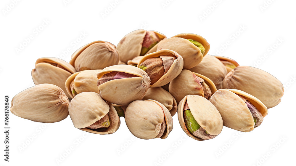 Pistachio nuts isolated on transparent background Pistachio nuts isolated on transparent background