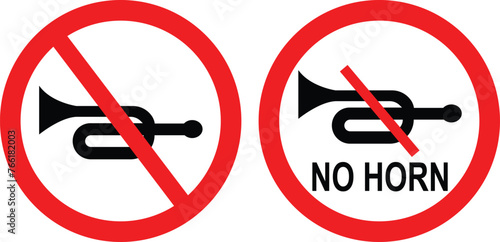 No horn sign vector design