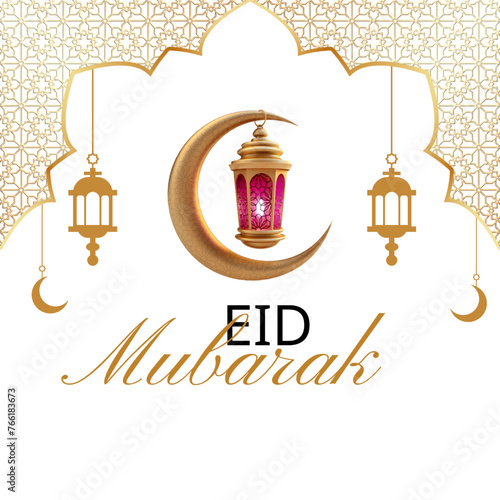 Eid ul fitr mubarak creative and unique illustration.Eid Mubarak
