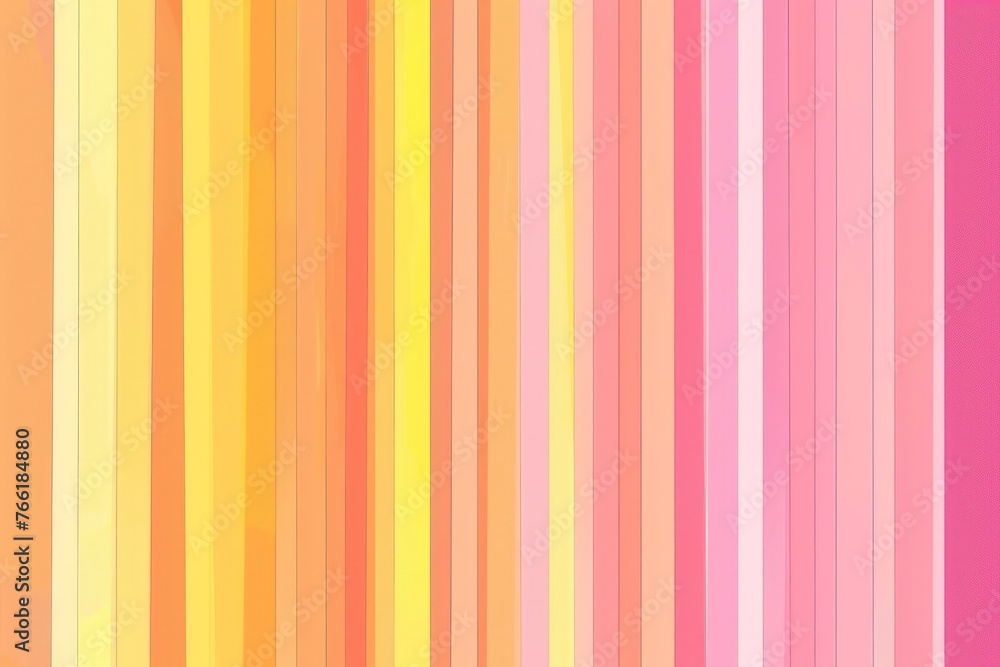 Obraz premium Background featuring vibrant pink, yellow, and orange stripes in a horizontal pattern