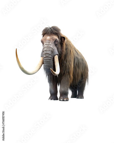 Mammoth isolated on transparent background