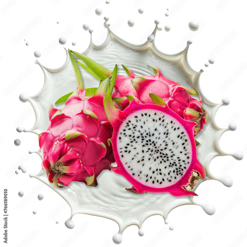 Dragon Fruit Milk Splash Dragon Fruit Milk Splash