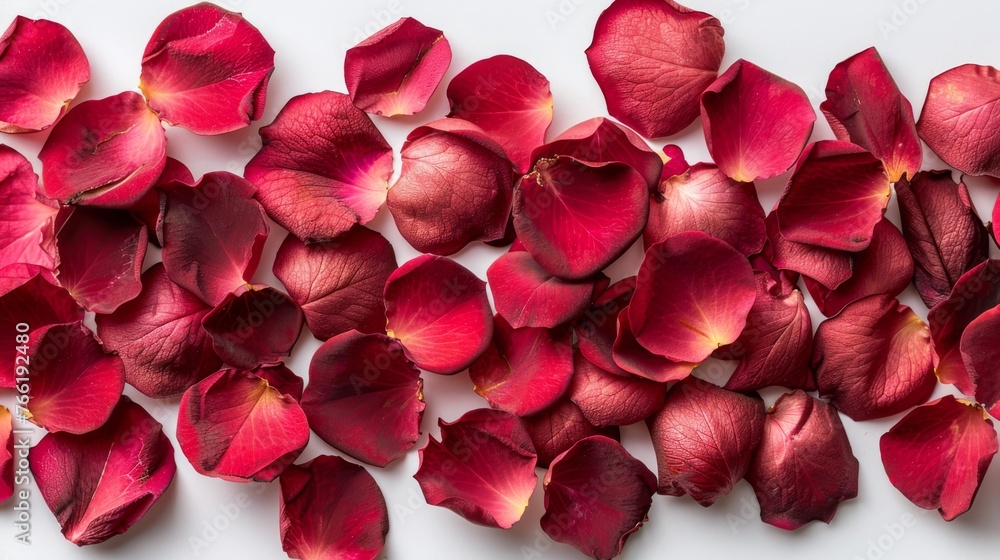a close up of a bunch of red flowers on a white surface with only one flower in the middle of the picture. a close up of a bunch of red flowers on a white surface with only one flower in the middle of the picture.