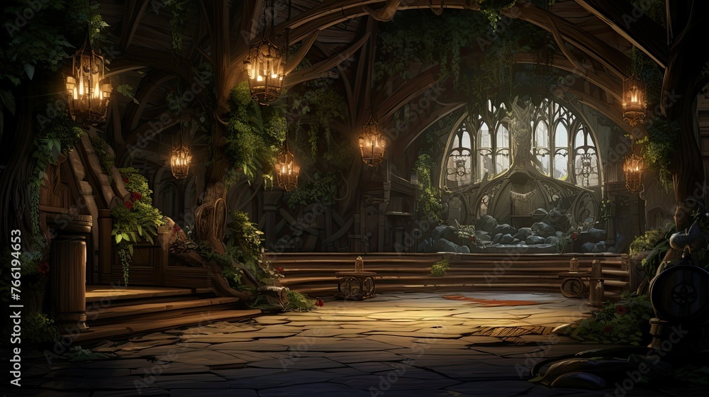 Interior of the church of the holy sepulchre. AI generated art illustration. Interior of the church of the holy sepulchre. AI generated art illustration.