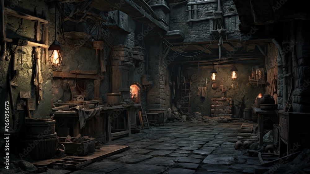 Interior of the church of the holy sepulchre. AI generated art illustration. Interior of the church of the holy sepulchre. AI generated art illustration.