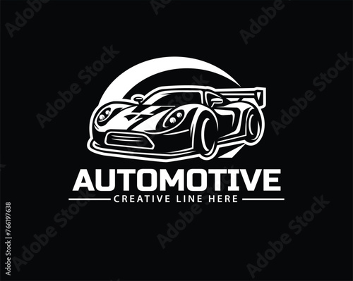 automotive, an illustration of logo car