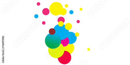 CMYK vs RGB color model icon. Types of color mixing multicolour colors illustration symbol.
