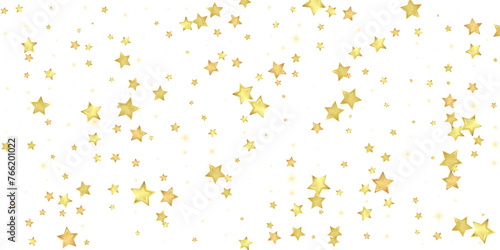 Magic stars vector overlay.  Gold stars scattered