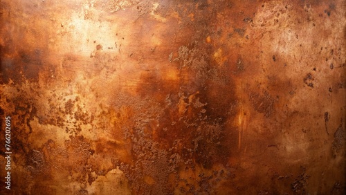 Rusty tarnished copper metal texture background photo