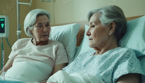 old Couple in hospital