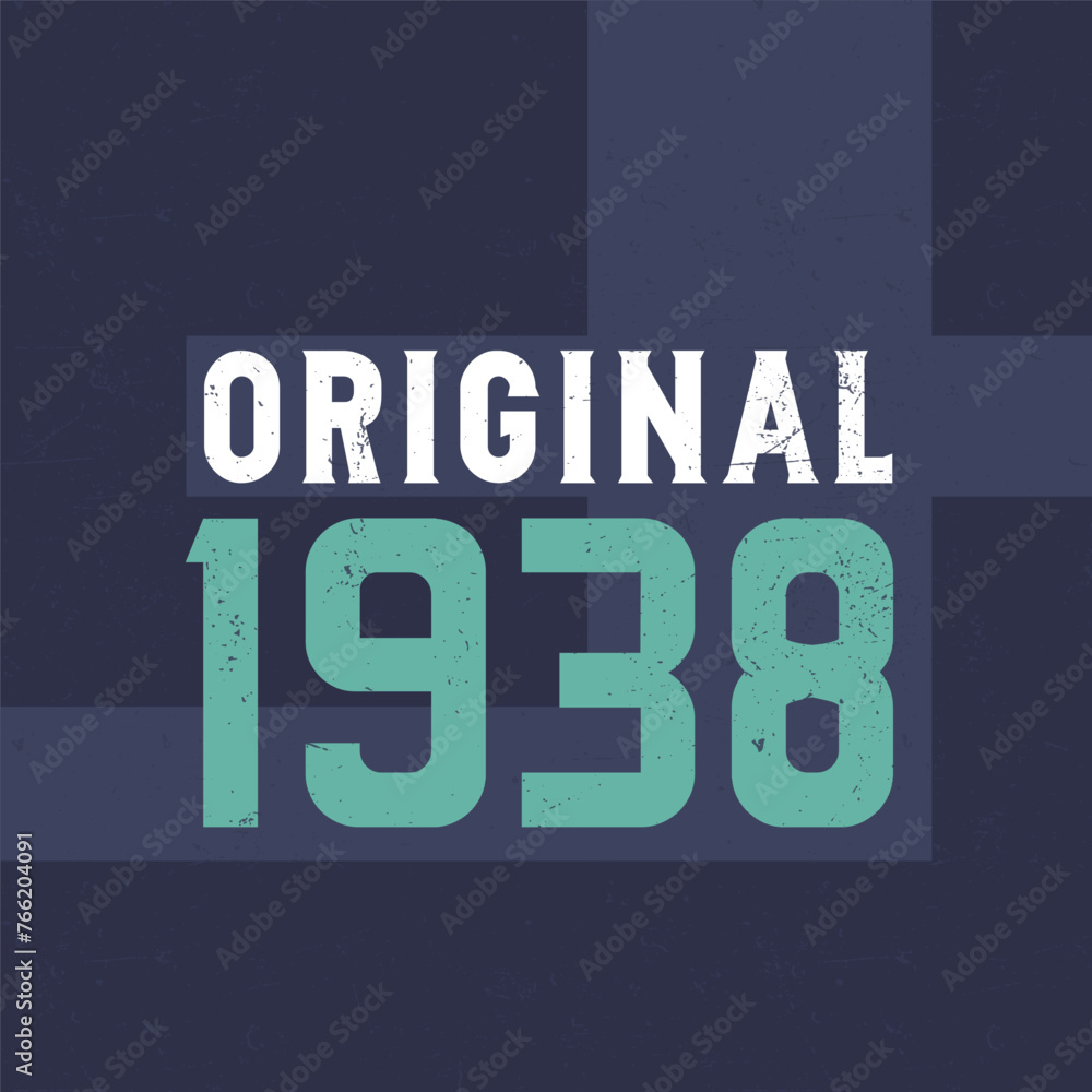 Fototapeta premium Original 1938. Birthday celebration for those born in the year 1938