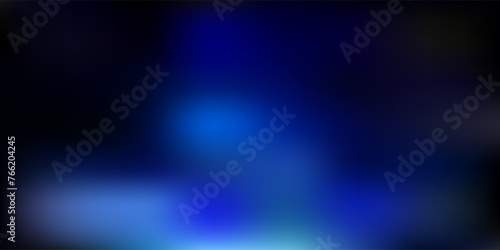 Dark blue vector gradient blur template.