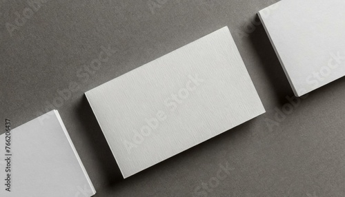Business Card Mockup for Branding - Presentation for Personal Identification or Pursue of Business - Promotional Material for Business Endeavors - Neutral Background