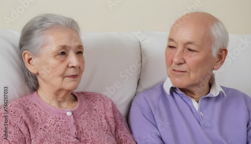 elderly couple