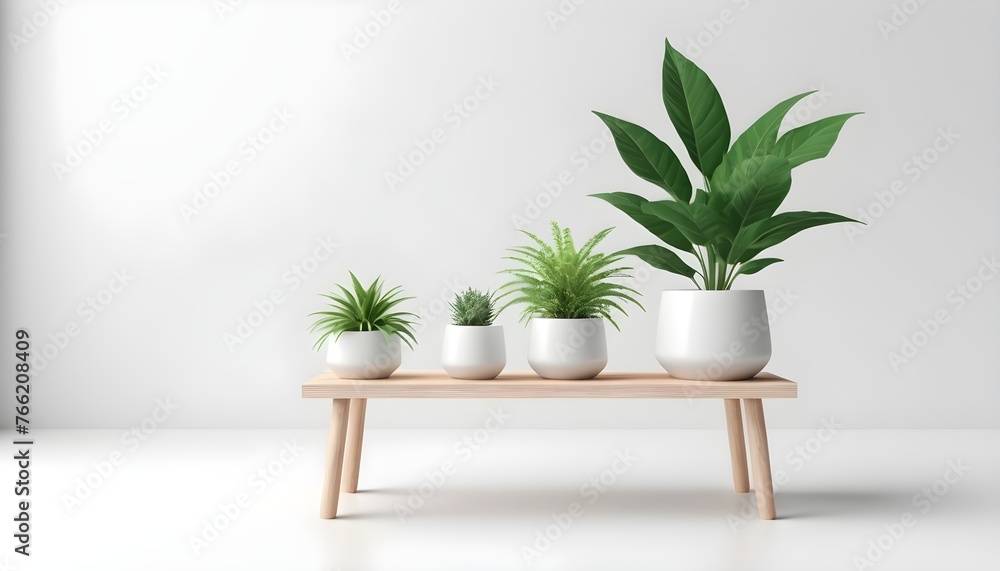 Photo planter table for indoor home decoration