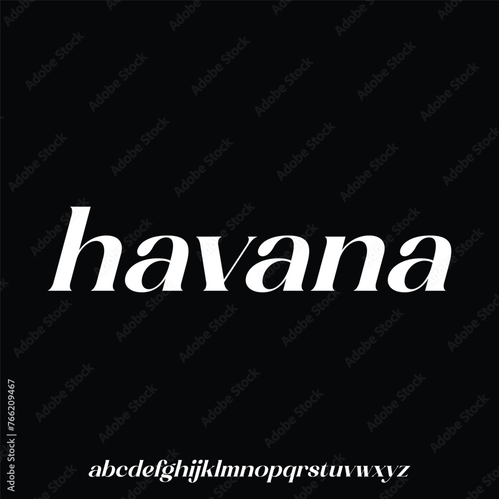 Obraz premium luxury and elegant alphabet font vector