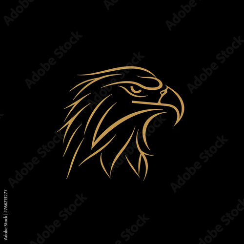 Wallpaper Mural 鷲のシンプルなロゴ/Simple Logo of a Eagle/Generative AI Torontodigital.ca