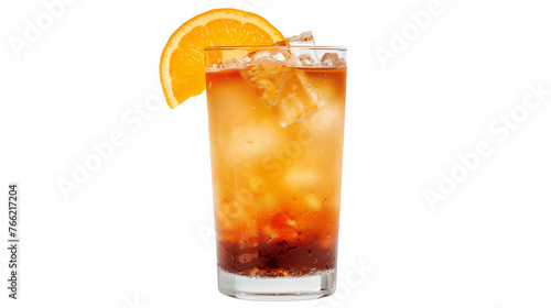 Boilermaker cocktail isolated on white background