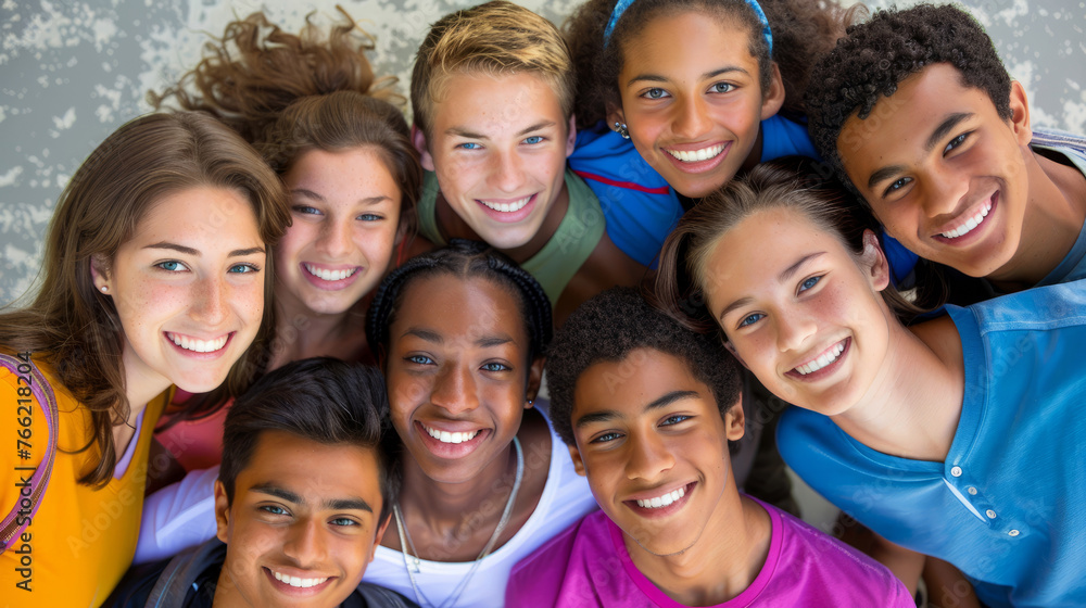 Circle of Diverse Smiling Friends Enjoying Togetherness. Make new friends as an adult Circle of Diverse Smiling Friends Enjoying Togetherness. Make new friends as an adult