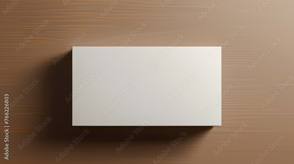 Obraz premium Simple and clean card mockup