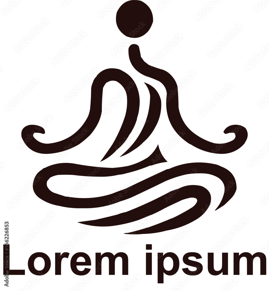 yoga logo design 