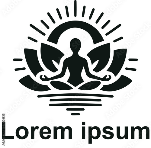 yoga logo design 