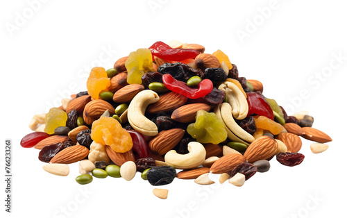 Irresistible Trail Mix Treat Isolated On Transparent Background PNG.