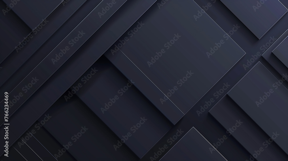 Black abstract geometric background. Modern shape concept. Grey line on black. Minimal design. Cover design template, business background. Black abstract geometric background. Modern shape concept. Grey line on black. Minimal design. Cover design template, business background.