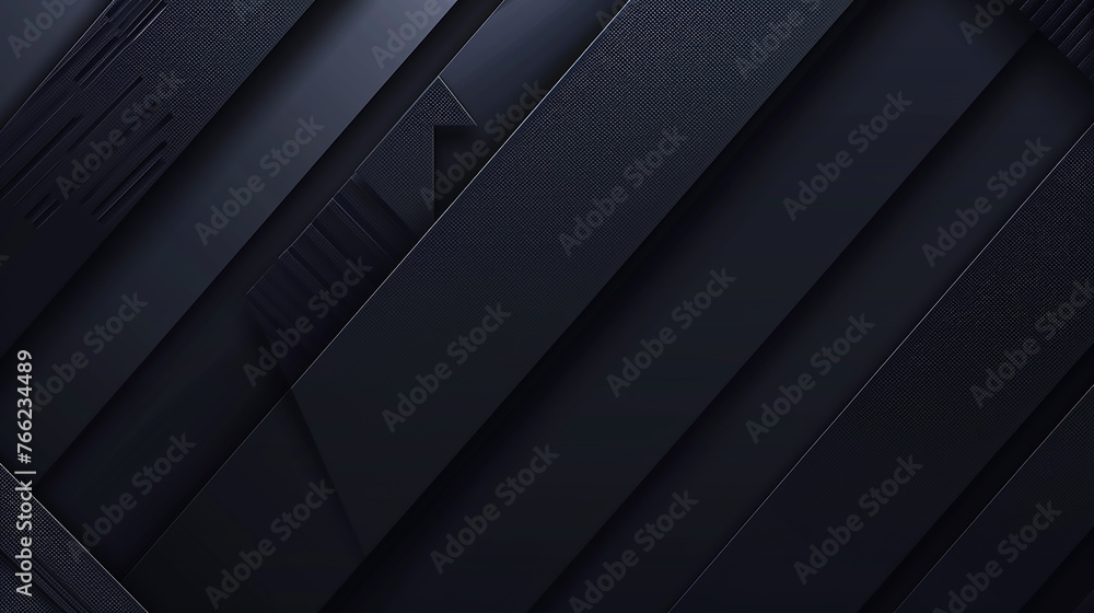 Black abstract geometric background. Modern shape concept. Grey line on black. Minimal design. Cover design template, business background. Black abstract geometric background. Modern shape concept. Grey line on black. Minimal design. Cover design template, business background.