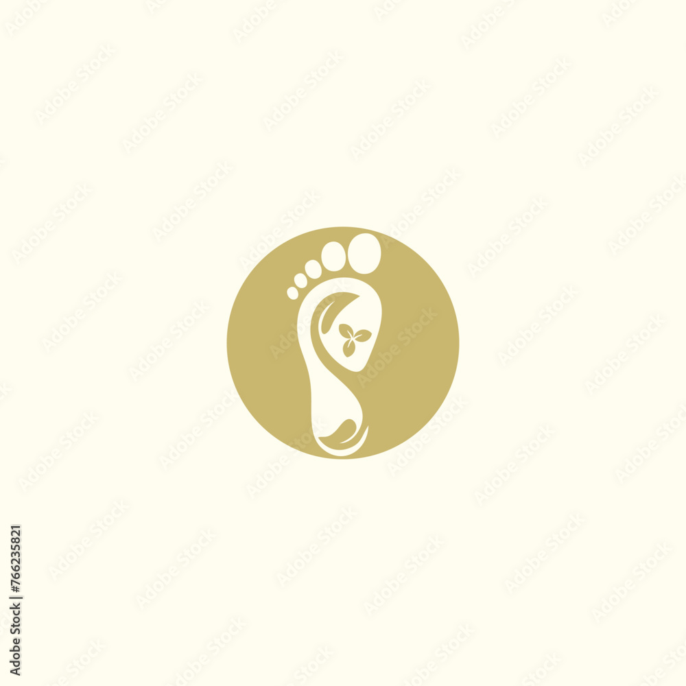 Reflexology logo design with letter and foot clinic unique concept premium vector Reflexology logo design with letter and foot clinic unique concept premium vector