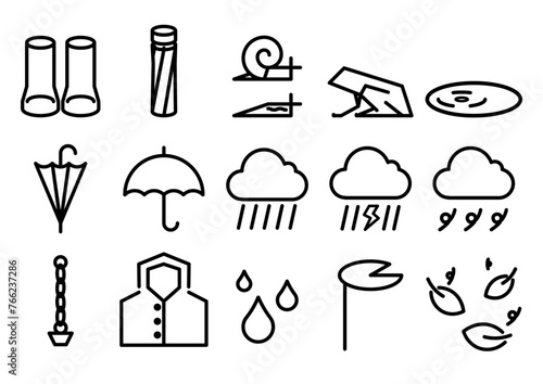 雨のアイコン