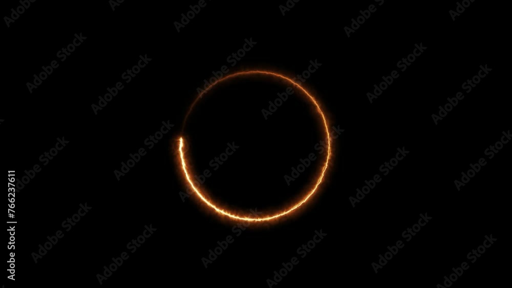 Glowing neon circle loading and circle loop animation background. Glowing neon circle loading and circle loop animation background.