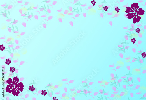 Arrière plan fleuris, pétales de fleurs, printanier. Idéal création artistique