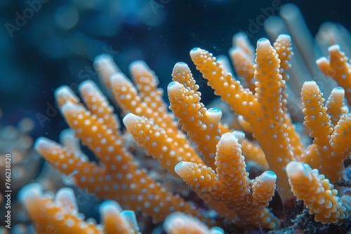 Yellow beautiful coral