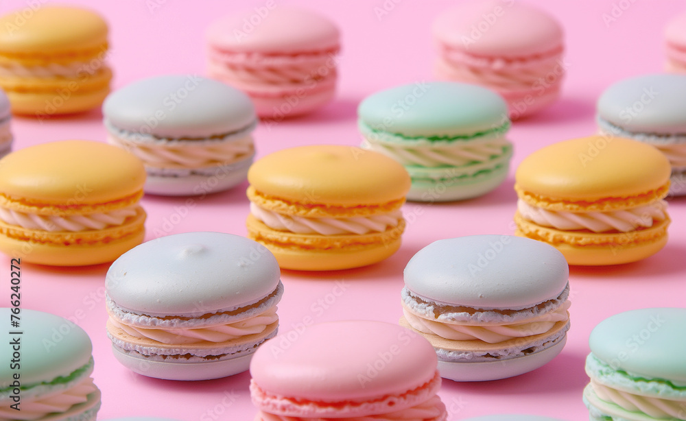 Pastel Pleasures: Panning Across French Macaron Cookies Pastel Pleasures: Panning Across French Macaron Cookies