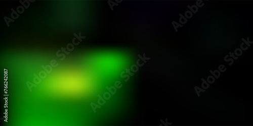 Dark blue, green vector abstract blur drawing.