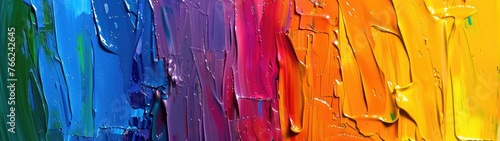 Super Ultrawide Colorful Backdrop Abstract Rough Painting Texture Wallpaper Background	