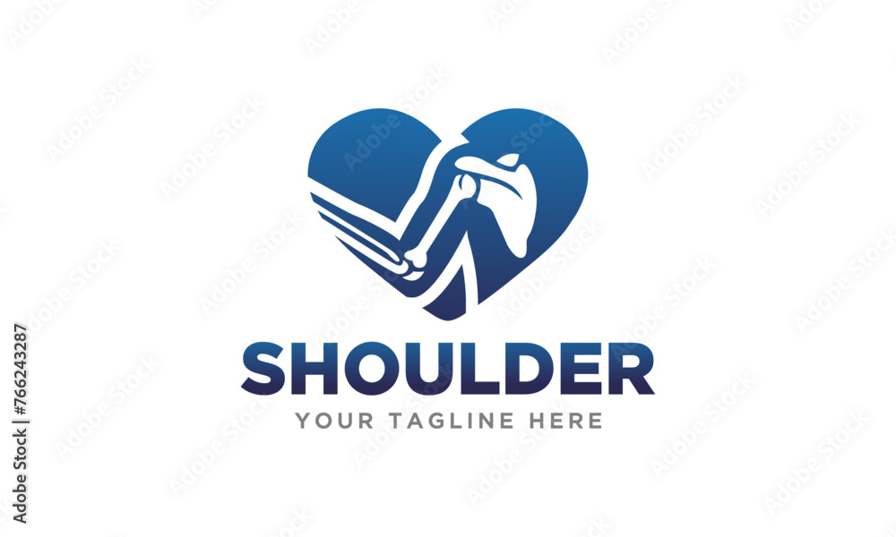 Shoulder Surgery Orthopedic Logo Design vector icon symbol illustrations. A multifunctional logo that can be used in many doctor medical health business companies and services. It is ready to print.