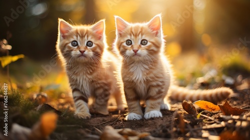 Adorable Kittens with Paw Prints Pure Cuteness Overflow  © Muhammad