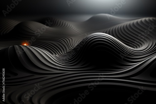 a black and white wavy lines