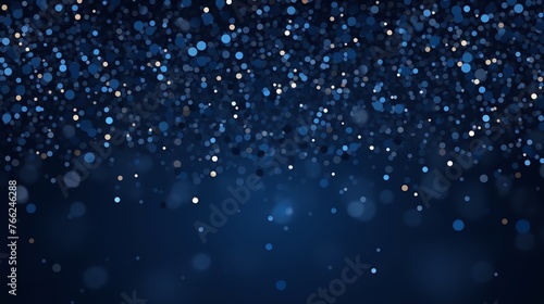 a blue background with white dots