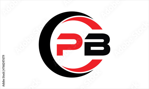 Free Download PB initial letter circle icon gaming logo design vector template. batman logo, sports logo, monogram, polygon, war game, symbol, playing logo, abstract, fighting, typography, minimal, wings logo, sign - GFXLoad