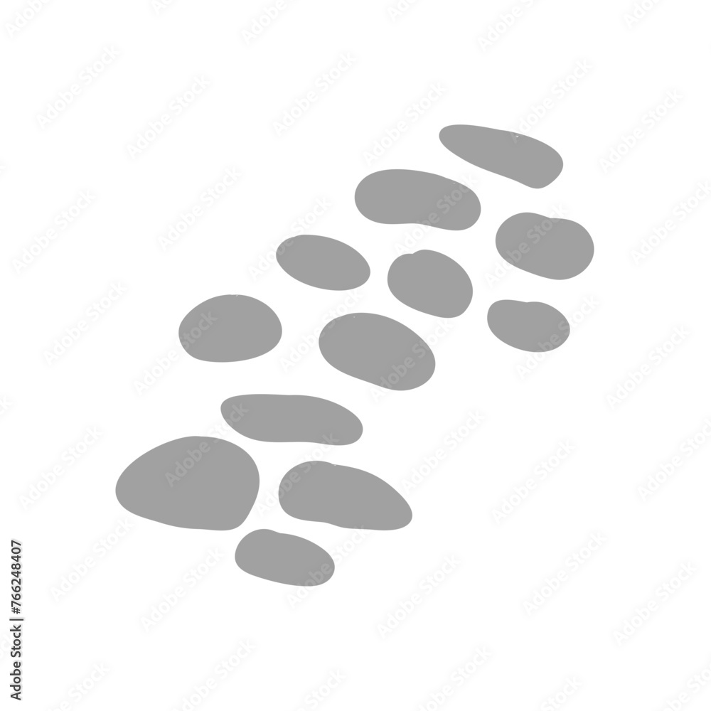 Rocky Path Illustration Rocky Path Illustration