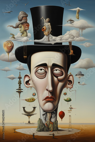 Aesthetic of Dadaism: Surrealist Dada Portrait Explored