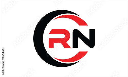 Free Download RN initial letter circle icon gaming logo design vector template. batman logo, sports logo, monogram, polygon, war game, symbol, playing logo, abstract, fighting, typography, minimal, wings logo, sign - GFXLoad