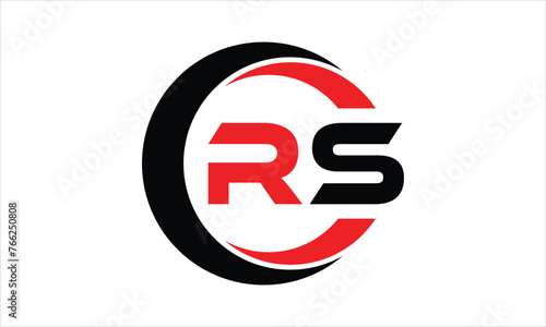 Free Download RS initial letter circle icon gaming logo design vector template. batman logo, sports logo, monogram, polygon, war game, symbol, playing logo, abstract, fighting, typography, minimal, wings logo, sign - GFXLoad